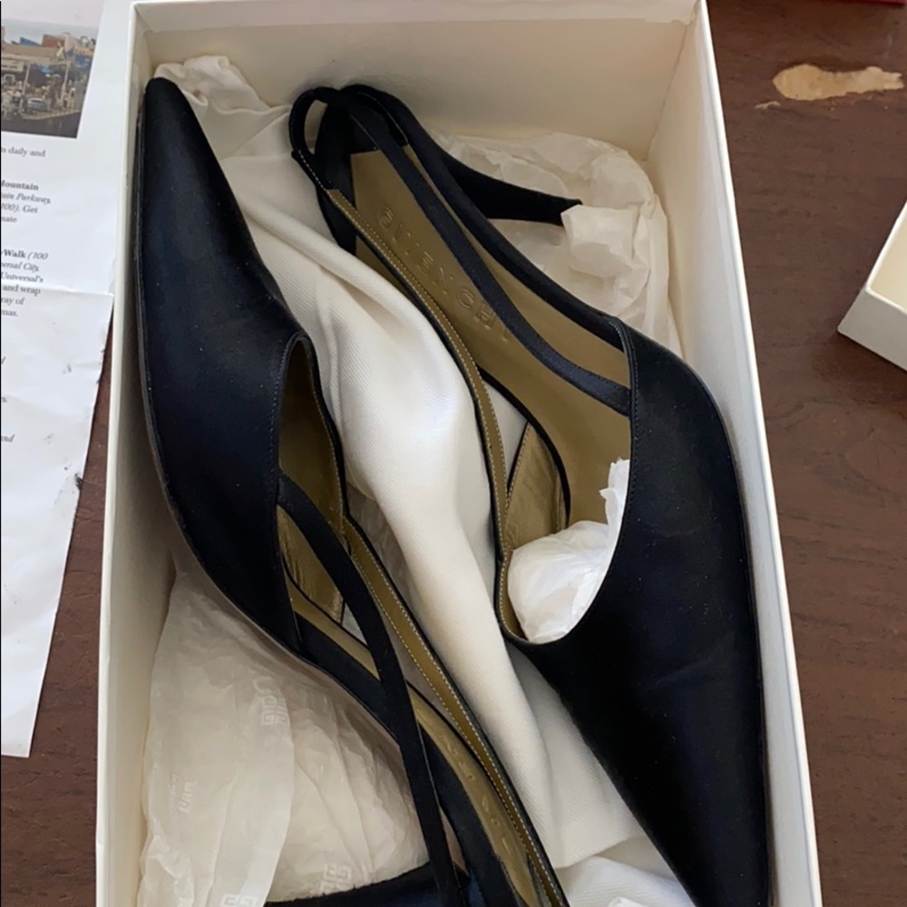 Givenchy Satin Black Heels